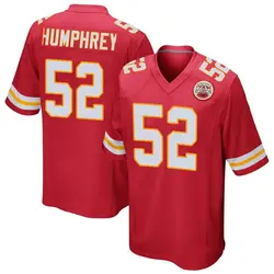 Nike Creed Humphrey Kansas City Chiefs Men's Game Red Team Color Jersey
