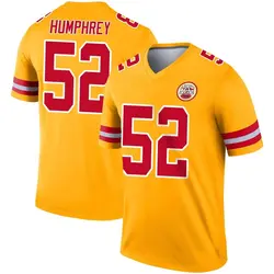 Nike Creed Humphrey Kansas City Chiefs Men's Legend Gold Inverted Jersey
