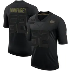 Nike Creed Humphrey Kansas City Chiefs Men's Limited Black 2020 Salute To Service Jersey
