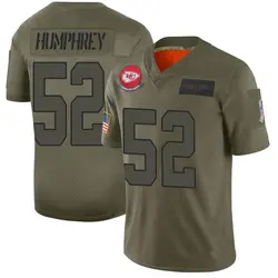 Nike Creed Humphrey Kansas City Chiefs Men's Limited Camo 2019 Salute to Service Jersey