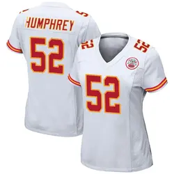 Nike Creed Humphrey Kansas City Chiefs Women's Game White Jersey