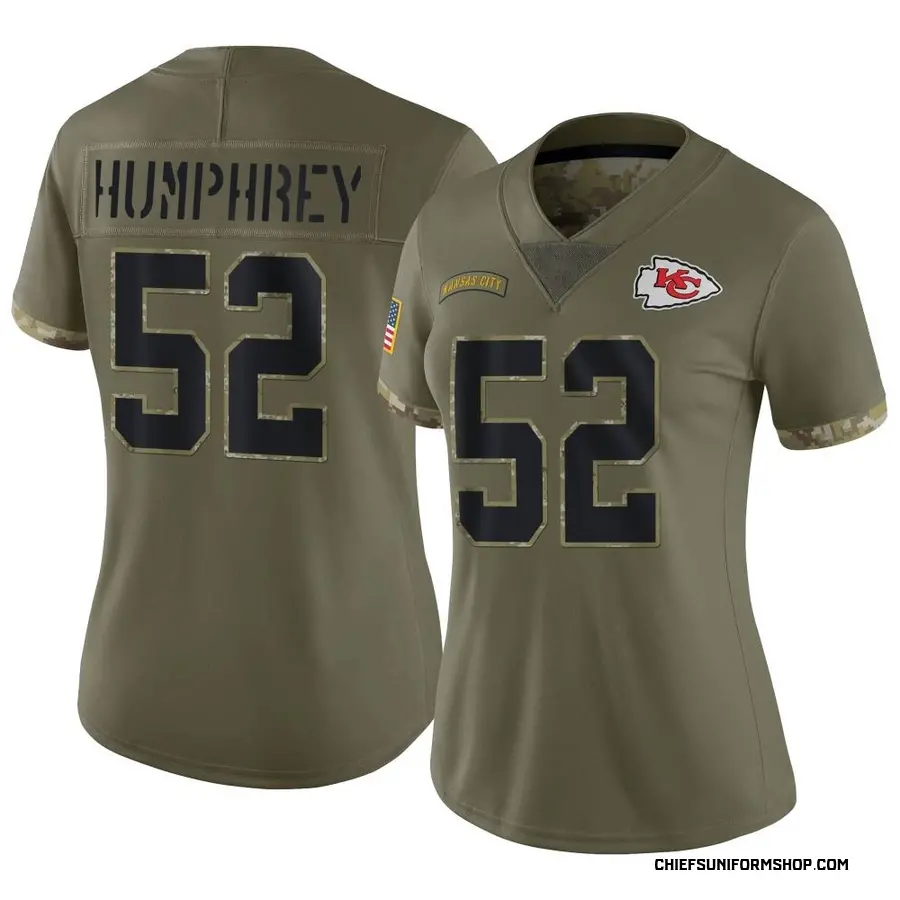 Nike Creed Humphrey Kansas City Chiefs Women's Limited Olive 2022 ...