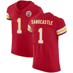 Nike Leon Sandcastle Kansas City Chiefs Men's Elite Red Team Color Vapor Untouchable Jersey