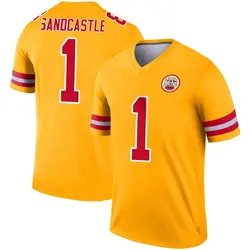 Nike Leon Sandcastle Kansas City Chiefs Men's Legend Gold Inverted Jersey