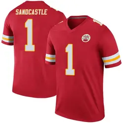 Nike Leon Sandcastle Kansas City Chiefs Men's Legend Red Color Rush Jersey