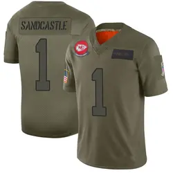 Nike Leon Sandcastle Kansas City Chiefs Men's Limited Camo 2019 Salute to Service Jersey