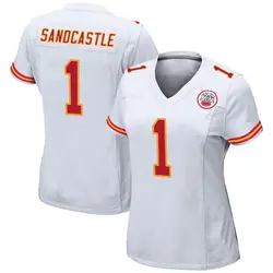 Nike Leon Sandcastle Kansas City Chiefs Women's Game White Jersey