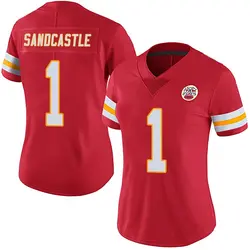 Nike Leon Sandcastle Kansas City Chiefs Women's Limited Red Team Color Vapor Untouchable Jersey